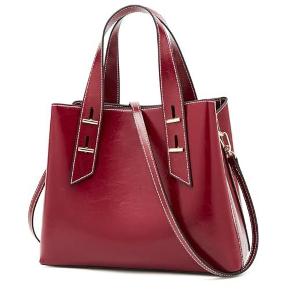 Genuine Textured Medium Bag Satchel For Fashionable Satchel And Spacious